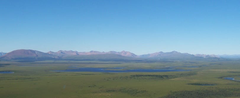 Trekking in Lake Clark